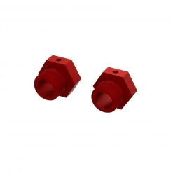 ARRMA Aluminum Wheel Hex 24mm, Red (2)
