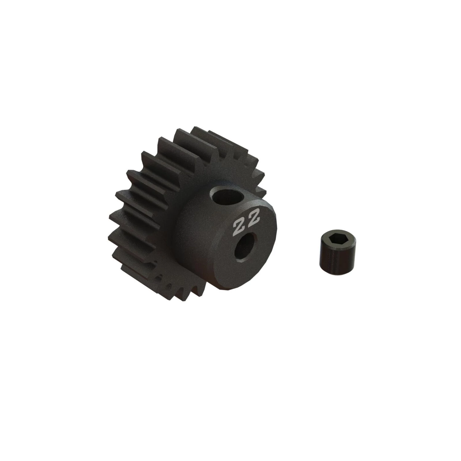 ARRMA 22T 0.8Mod 1/8" Bore CNC Steel Pinion Gear 3 ARRMA 22T 0.8Mod 1/8" Bore CNC Steel Pinion Gear