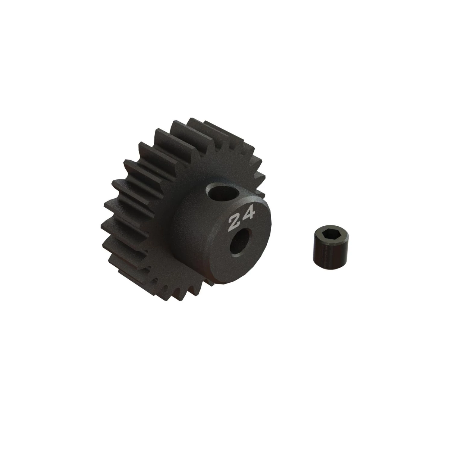 ARRMA 24T 0.8Mod 1/8" Bore CNC Steel Pinion Gear 3 ARRMA 24T 0.8Mod 1/8" Bore CNC Steel Pinion Gear