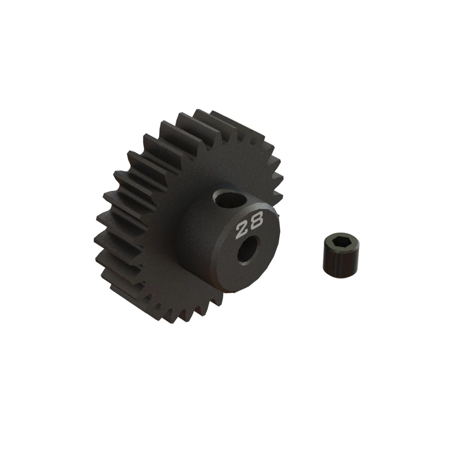 ARRMA 28T 0.8Mod 1/8" Bore CNC Steel Pinion Gear 3 ARRMA 28T 0.8Mod 1/8" Bore CNC Steel Pinion Gear