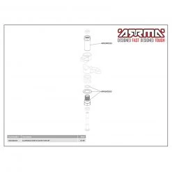 ARRMA Aluminum Servo Saver Hub Set -ARRMA Sales ARA340163 A1 GLLTE1R1