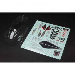 ARRMA 1/8 Clear Body with Decals: TYPHON 4X4