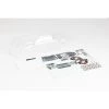 ARRMA 1/10 Clear Body with Decals and Window Masks: KRATON 4X4 BLX