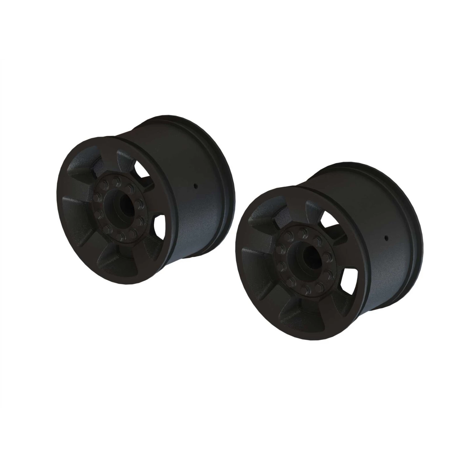 ARRMA 1/10 Front/Rear 2.8 Wheels, 14mm Hex, Black (2) 3 ARRMA 1/10 Front/Rear 2.8 Wheels, 14mm Hex, Black (2)