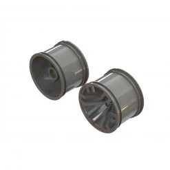 ARRMA MT 2.8" Wheel 14mm Hex Gun Metal (2)