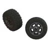 ARRMA 1/8 RAGNAROK MT Front/Rear 2.8 Pre-Mounted Tires, ST, 14mm Hex, Black Chrome (2) -ARRMA Sales ARA550053 A0 H6B7C8ZS