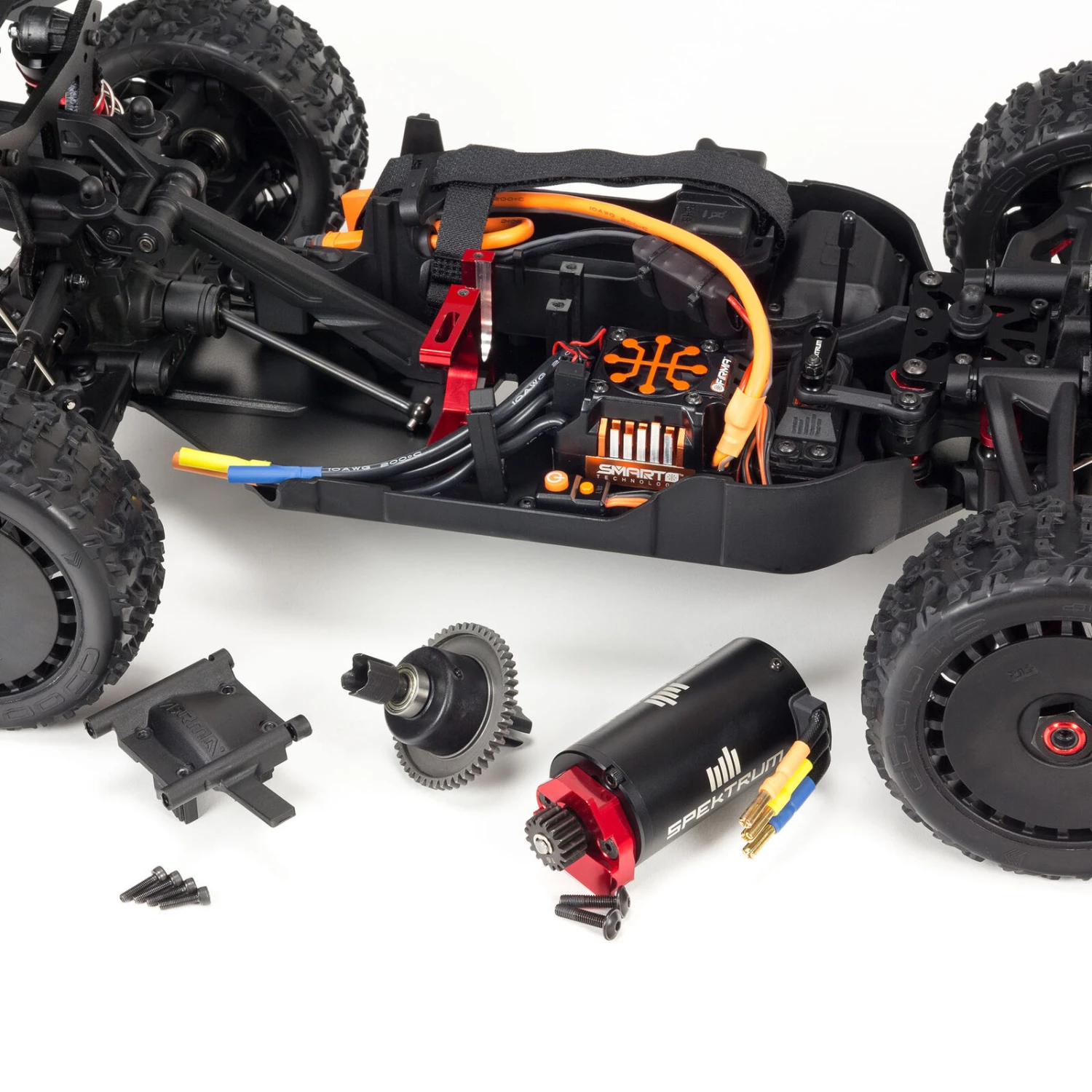 ARRMA 1/8 TYPHON 6S V5 4WD BLX Buggy with Spektrum Firma RTR, Black 18 ARRMA 1/8 TYPHON 6S V5 4WD BLX Buggy with Spektrum Firma RTR, Black - Image 17