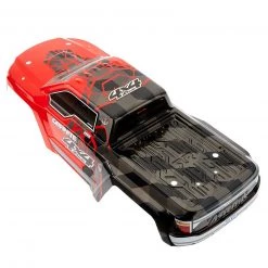 ARRMA Painted Body with Decal Trim, Red: GRANITE 4x4 MEGA -ARRMA Sales ARAC3336 A1 CG17QDOM