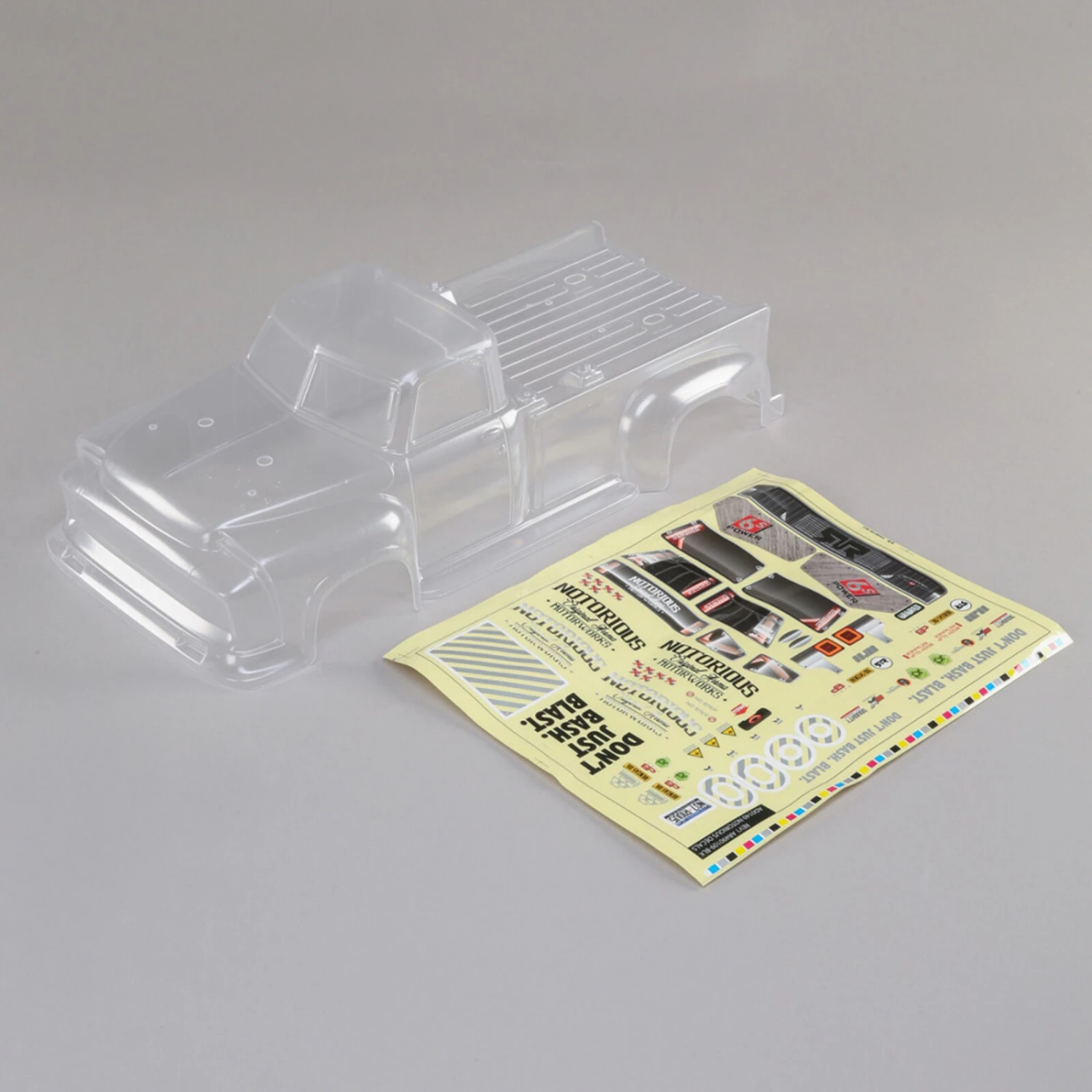 ARRMA 1/8 Clear Body: NOTORIOUS 6S BLX 3 ARRMA 1/8 Clear Body: NOTORIOUS 6S BLX