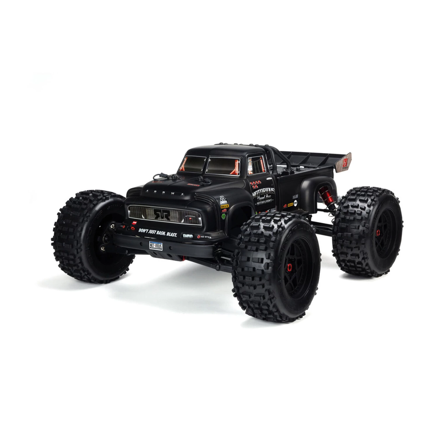 ARRMA 1/8 Painted Body, Black Real Steel: NOTORIOUS 6S BLX 3 ARRMA 1/8 Painted Body, Black Real Steel: NOTORIOUS 6S BLX