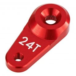ARRMA Servo Horn Metal 24T Aluminum Red