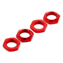 ARRMA Aluminum Wheel Nut 17mm Red: Nero (4)