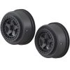 ARRMA 1/10 Short Course Front/Rear 2.2/3.0 Wheels, 14mm Hex, Black (2) -ARRMA Sales ARAC9461 A0 HRKRQO74