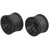 ARRMA 1/10 Monster Truck Front/Rear 2.8 Wheels, 14mm Hex, Black (2)