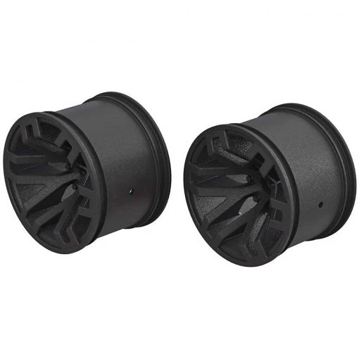 ARRMA 1/10 Monster Truck Front/Rear 2.8 Wheels, 14mm Hex, Black (2) -ARRMA Sales ARAC9463 A0 B2ULROND