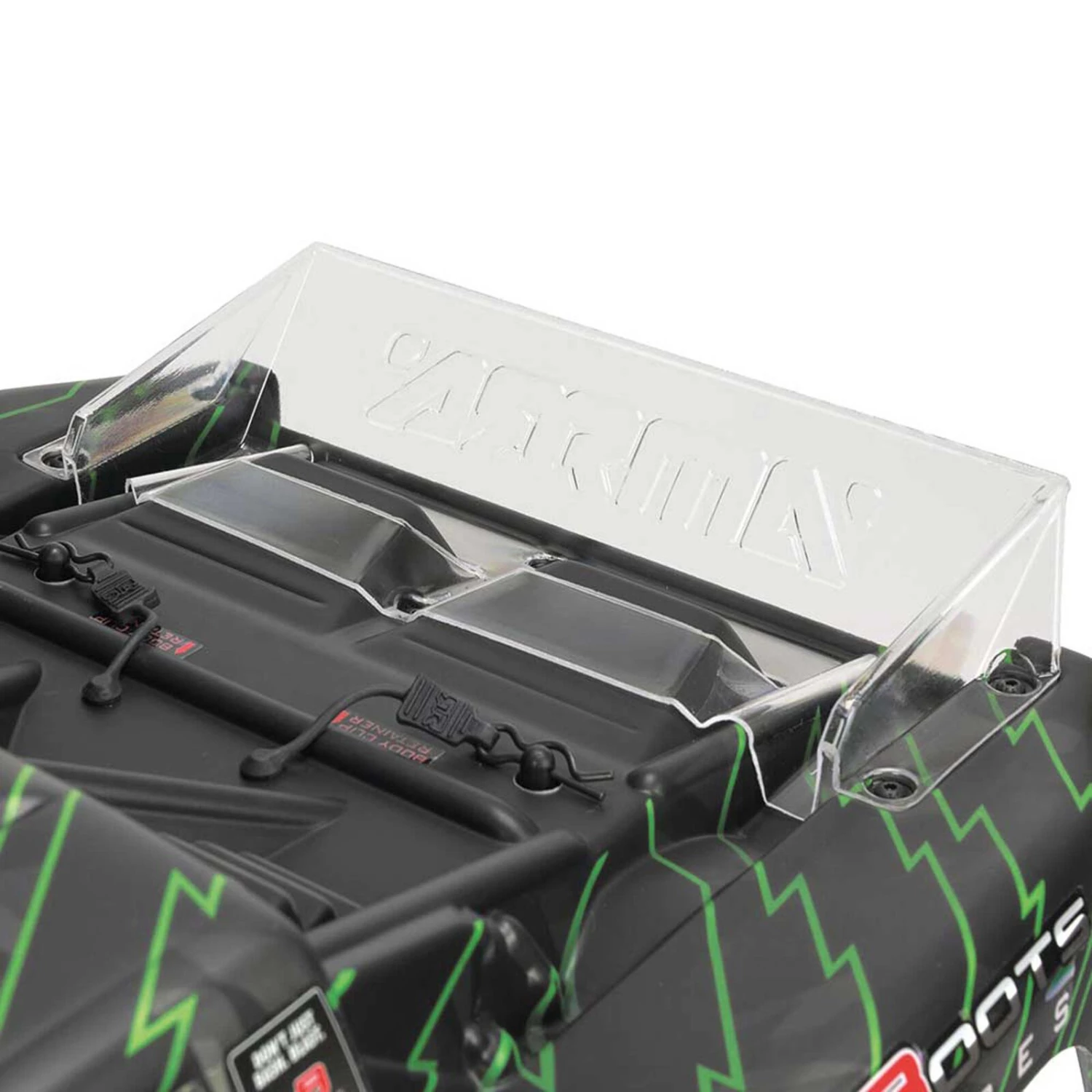 ARRMA Rear Wing, Clear 3 ARRMA Rear Wing, Clear