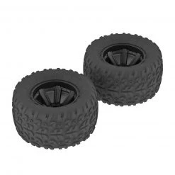 ARRMA 1/10 Copperhead MT Front/Rear 2.2/3.0 Pre-Mounted Tires, 12mm Hex, Black (2)