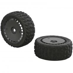 ARRMA 1/8 KATAR T 6S Front/Rear 3.8 Pre-Mounted Tires (2)