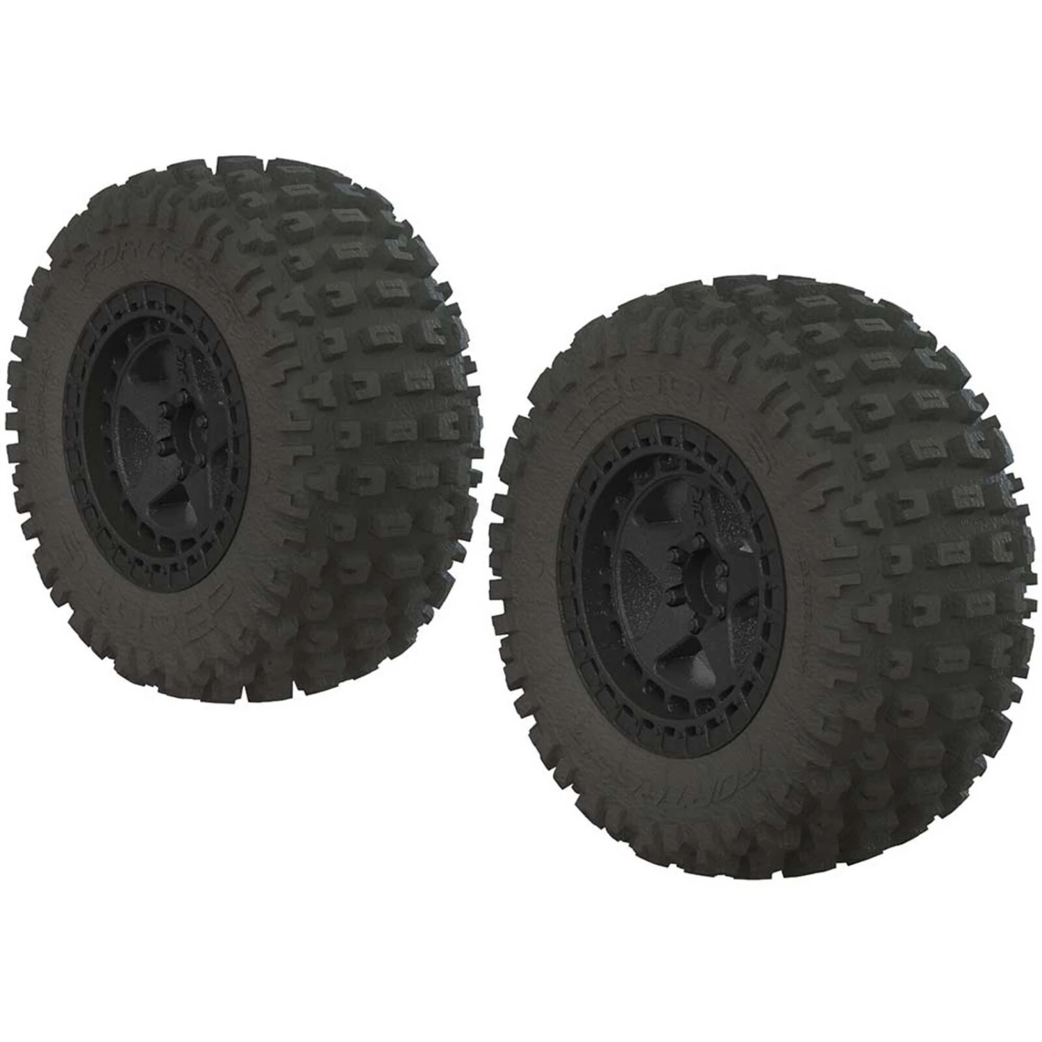 ARRMA 1/10 dBoots Fortress SC 2.2/3.0 Pre-Mounted Tires, 14mm Hex, Black (2) 3 ARRMA 1/10 dBoots Fortress SC 2.2/3.0 Pre-Mounted Tires, 14mm Hex, Black (2)