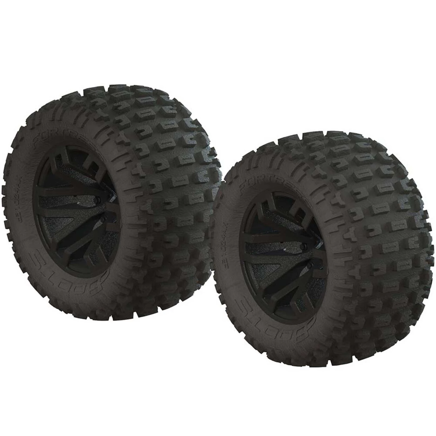 ARRMA 1/10 dBoots Fortress MT 2.2/3.0 Pre-Mounted Tires, 14mm Hex, Black (2) 3 ARRMA 1/10 dBoots Fortress MT 2.2/3.0 Pre-Mounted Tires, 14mm Hex, Black (2)