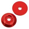 ARRMA Wing Button, Aluminum Red (2)